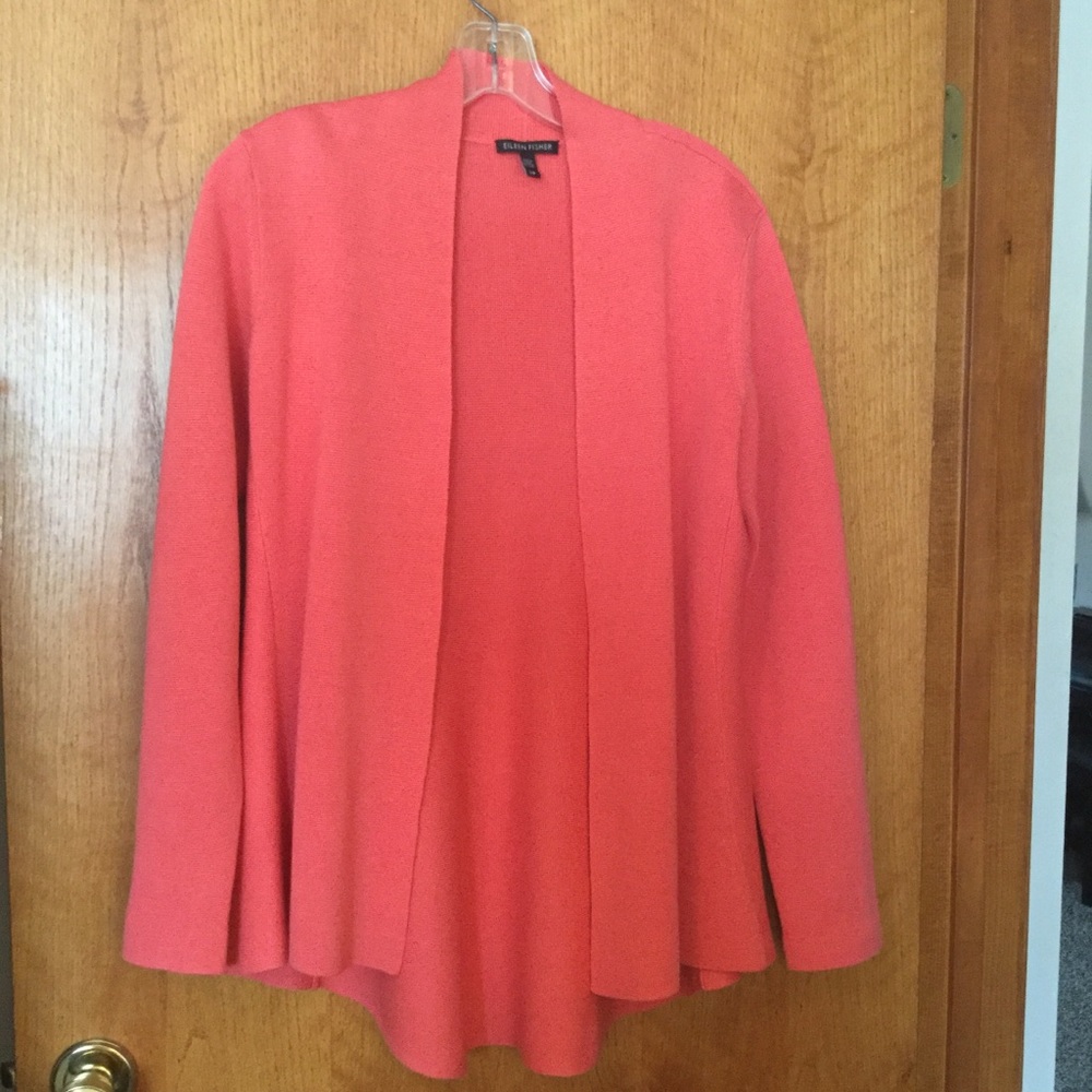 Eileen Fisher silk/cotton cardigan